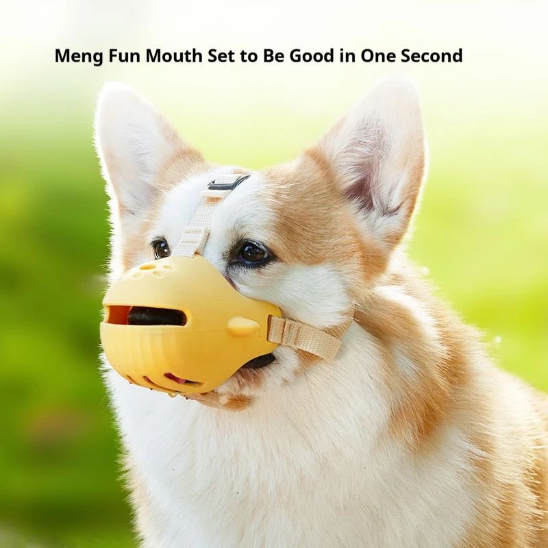 Portable Dog Muzzle – Breathable Anti-Bite Design