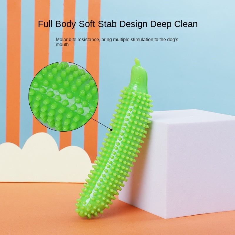 Cucumber Dog Toy – Bite Resistant Teething Stick
