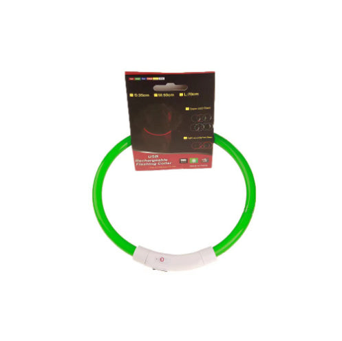 USB Rechargeable Luminous Dog Collar Light