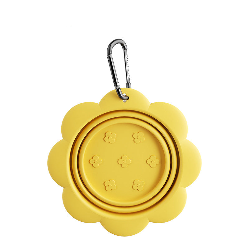 Collapsible Dog Bowl – Silicone Travel Feeding Cup