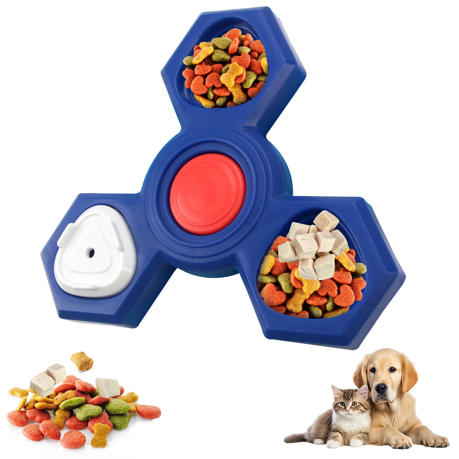 Interactive Dog Puzzle Toy – Treat Dispensing Brain Game