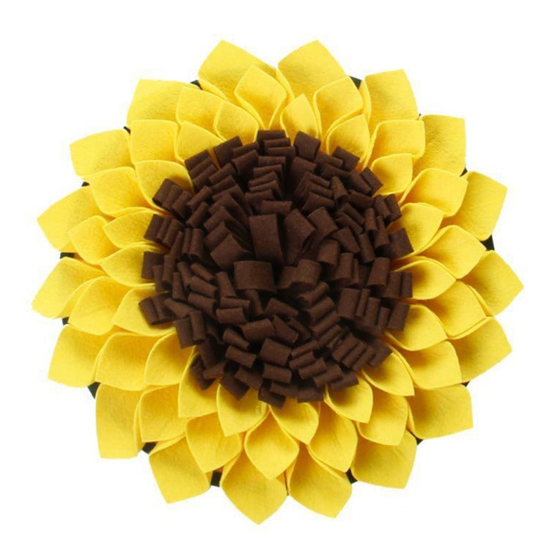Sunflower Snuffle Mat – Fun Nosework for Happy Dogs