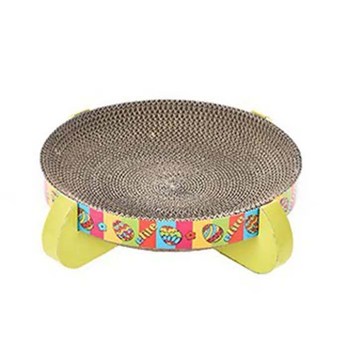 Cat Scratching Board – Corrugated Round Toy