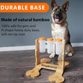 Wooden Dog Puzzle Toy – Interactive Snack Dispenser
