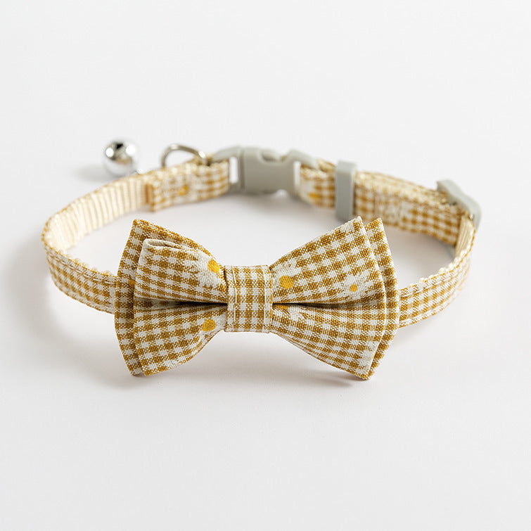 British Short Blue Cat Collar – Safety Buckle & Bell