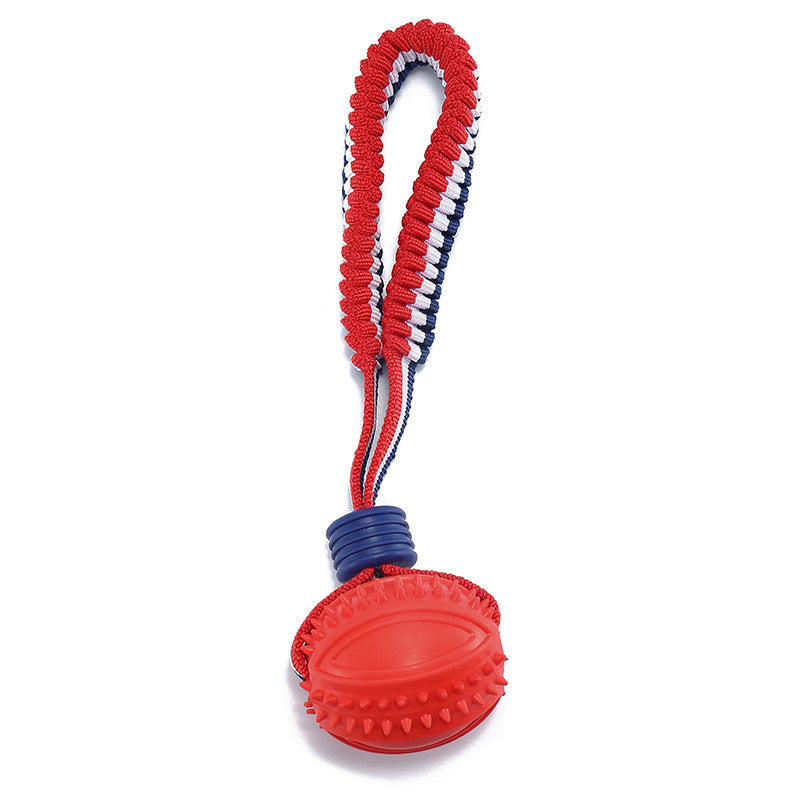 Dog Ball with Rope – Tough Tug Toy