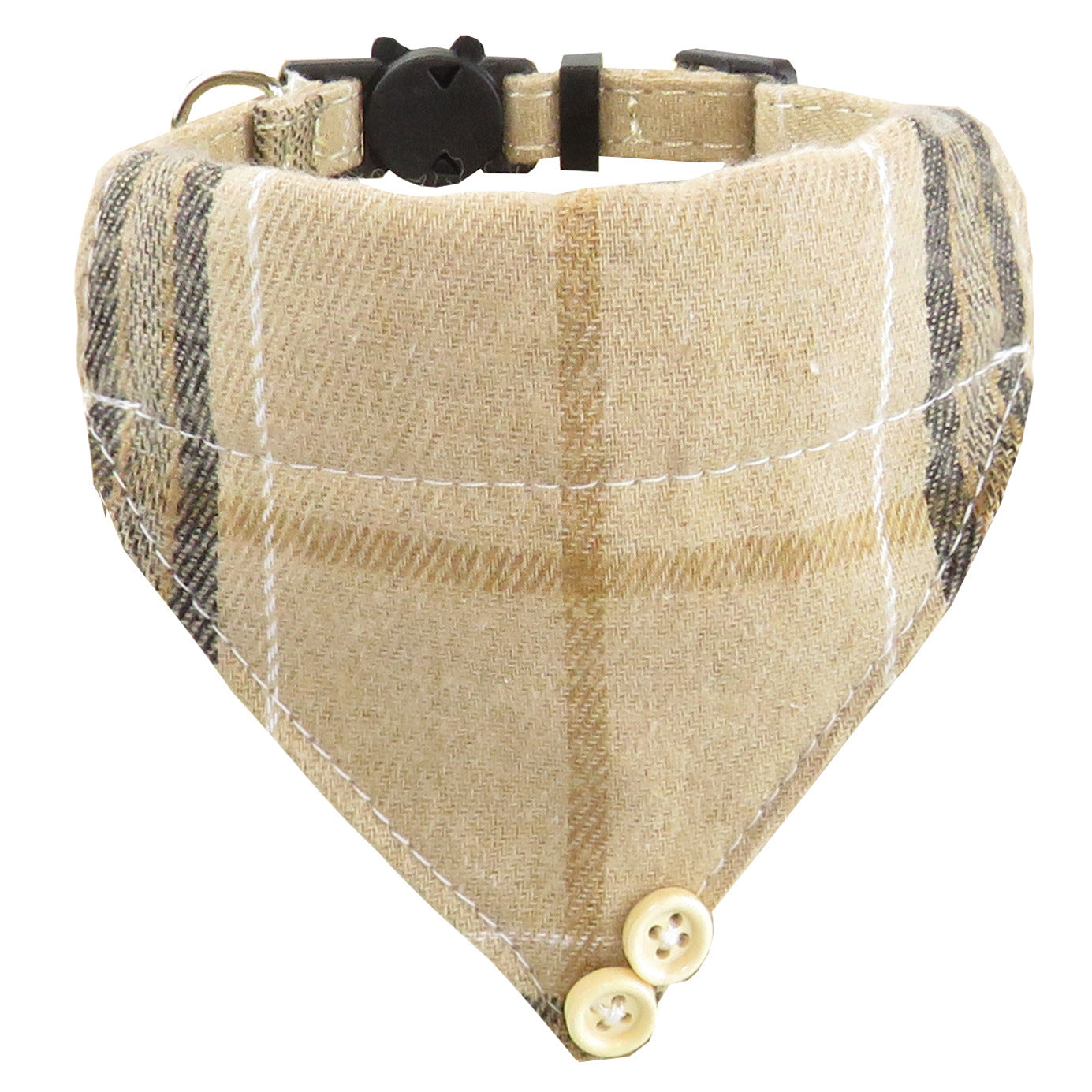 Plaid Bow Tie pet Collar – Adjustable Breakaway Design