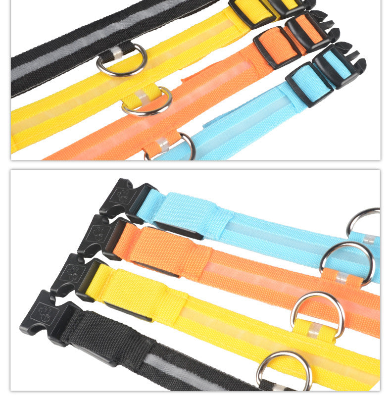 LED Glow Pet Collar – Night Safety for Dogs & Cats