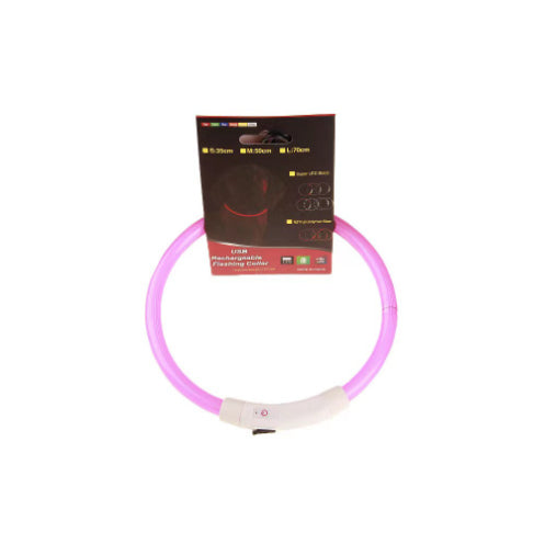 USB Rechargeable Luminous Dog Collar Light