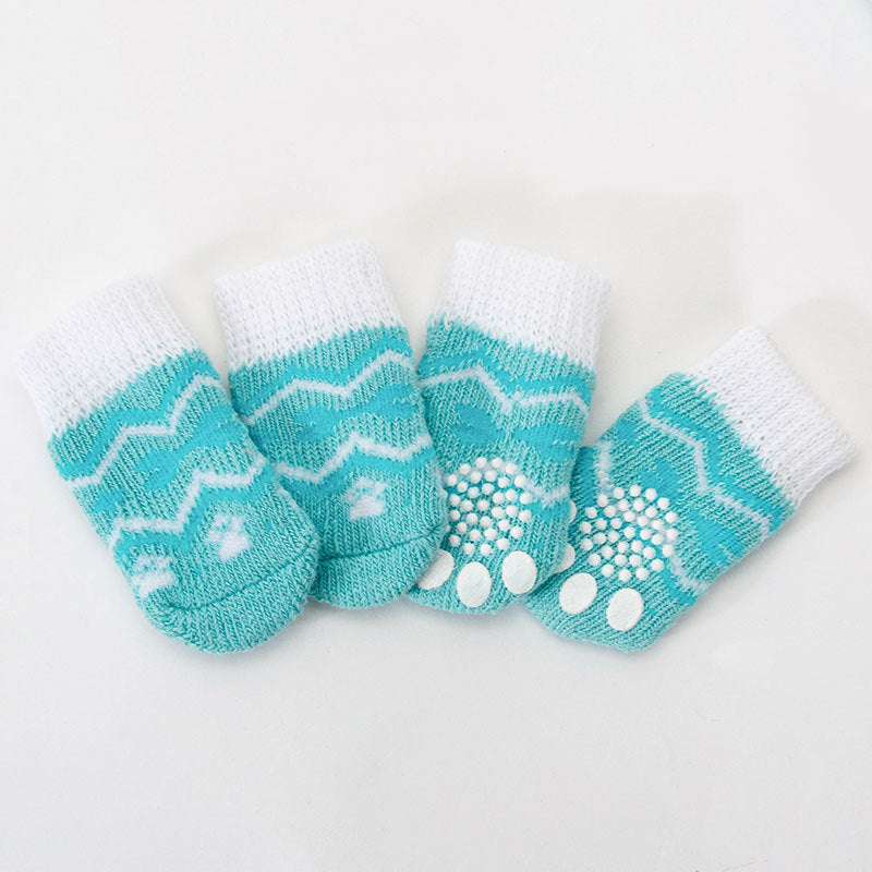 Non-Slip Bottom Pet Socks – Secure Paw Grip