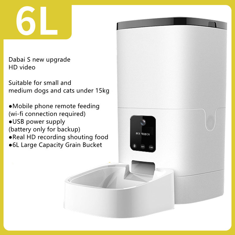 Smart Pet Feeder – Automatic Feeding with HD Camera