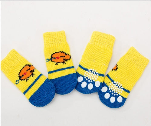 Non-Slip Bottom Pet Socks – Secure Paw Grip