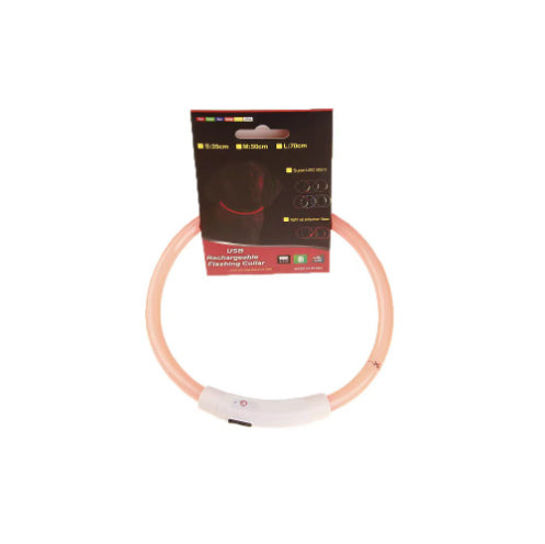 USB Rechargeable Luminous Dog Collar Light