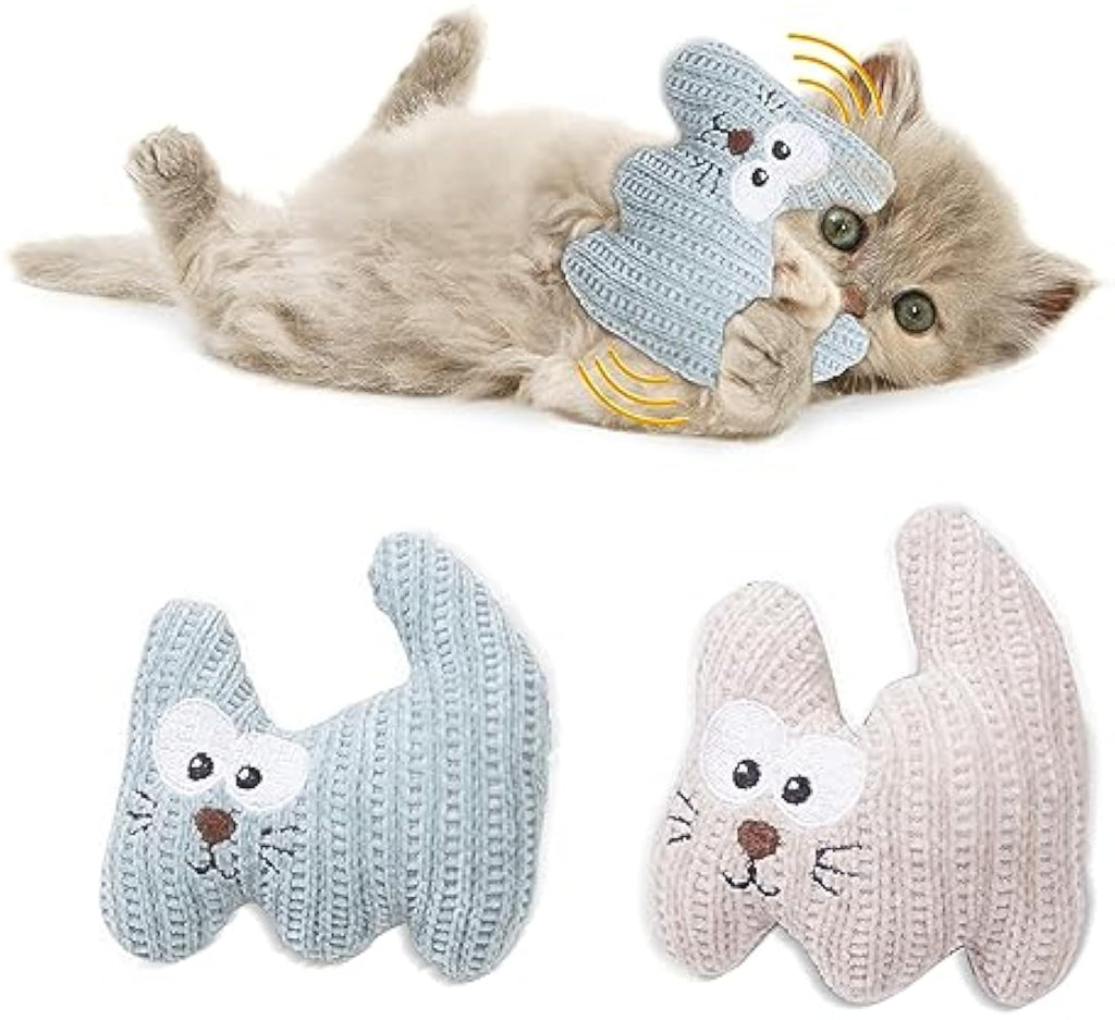 Catnip Cat Toy – Plush Rope Chew with Bell