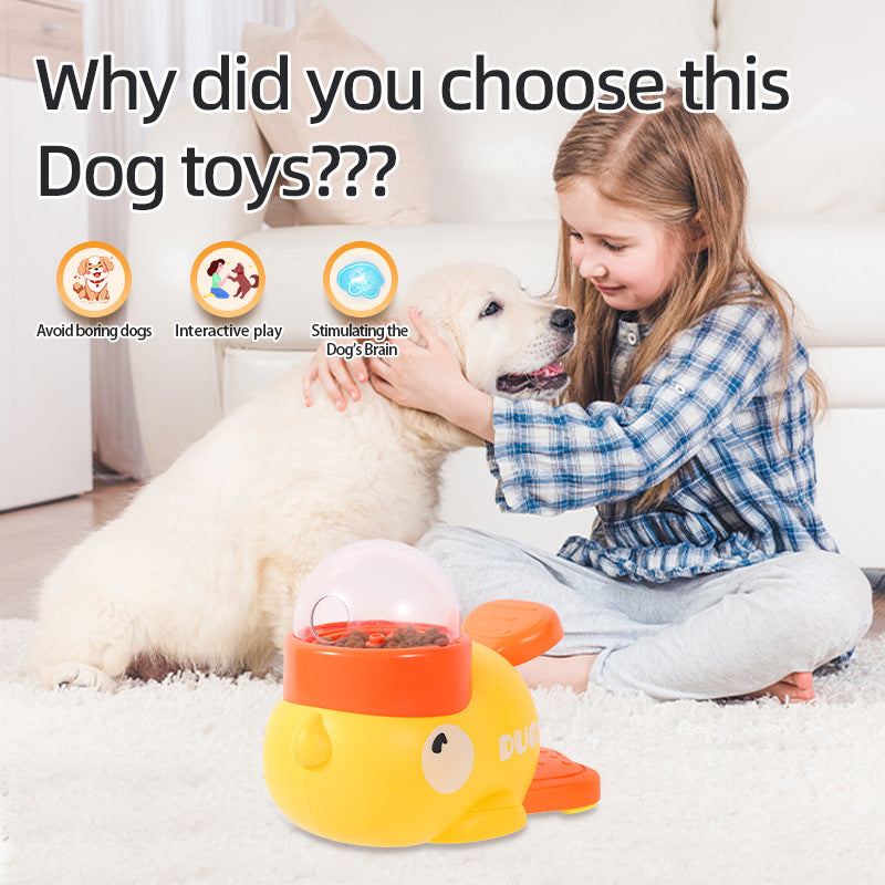 Cartoon Duck Dog Toy – Puzzle Slow Feeder