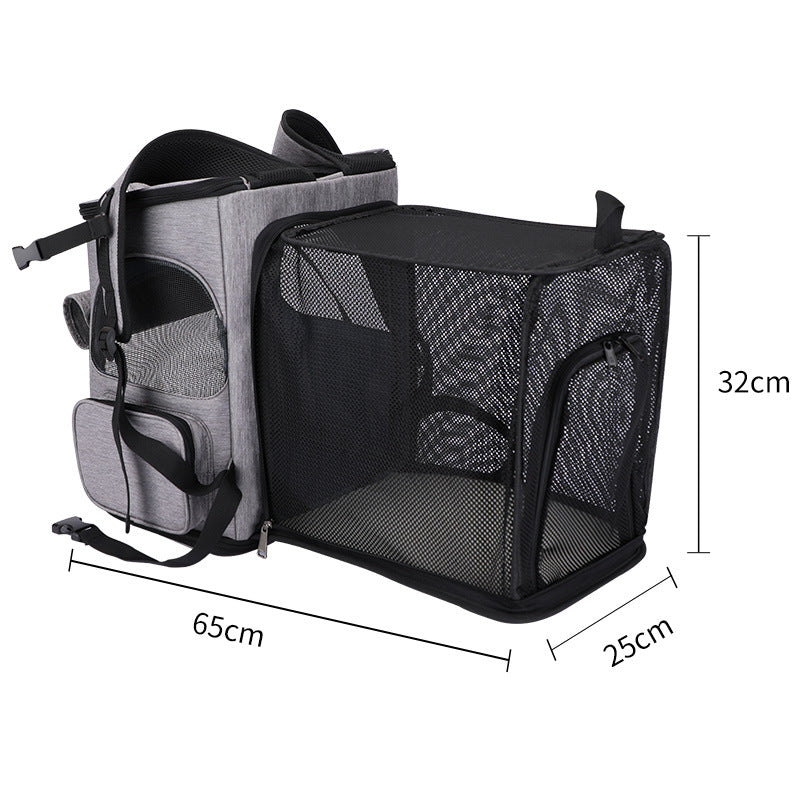 Portable Pet Carrier Bag – Breathable & Foldable