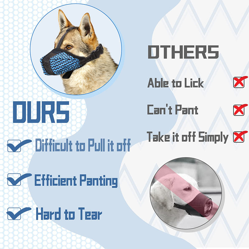 Air Mesh Dog Muzzle – Breathable & Secure