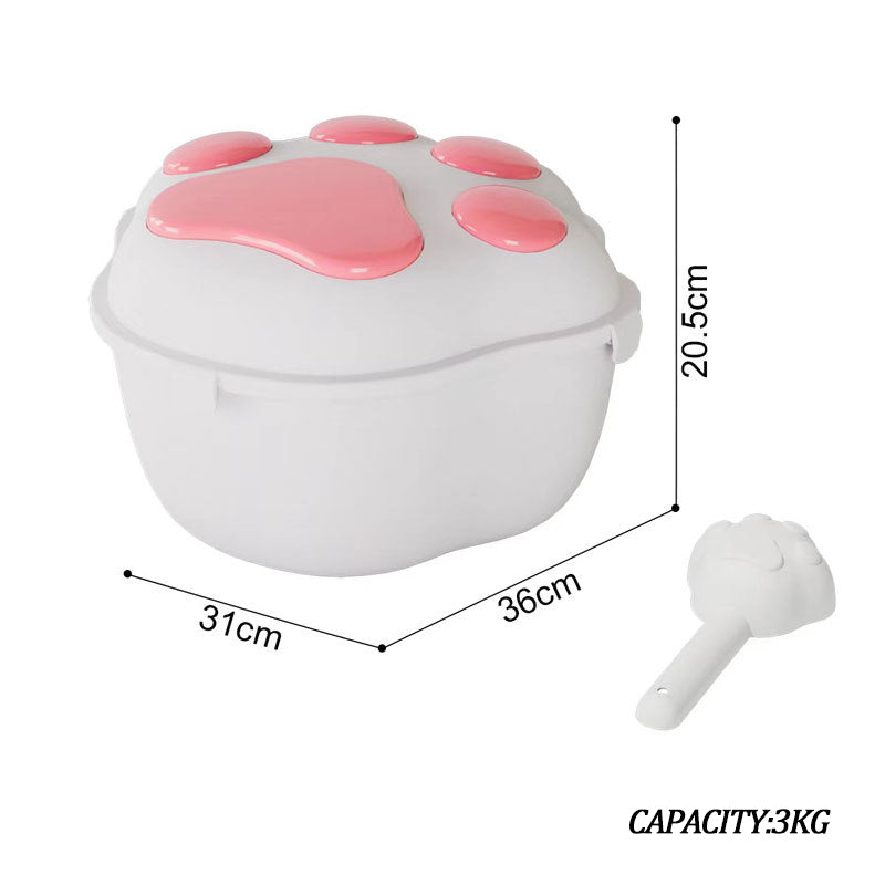 Dog & Cat Food Storage Container – Large Capacity