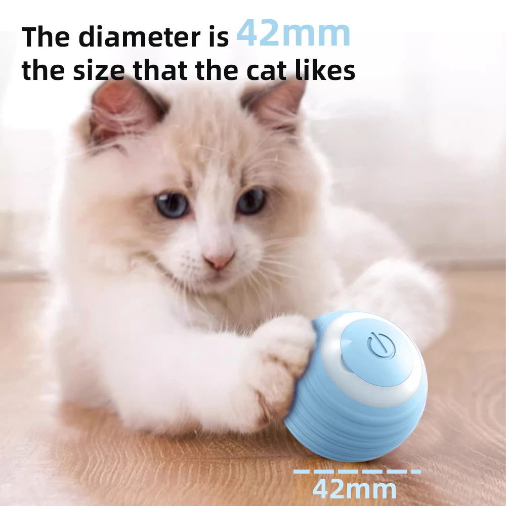 Smart Cat Interactive Ball – Automatic Rolling Toy