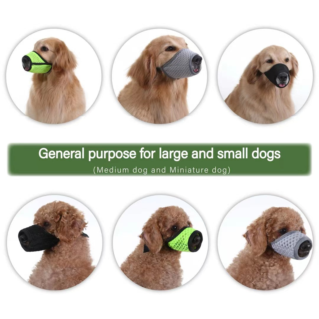 Mesh Dog Muzzle – Anti-Barking & Chewing