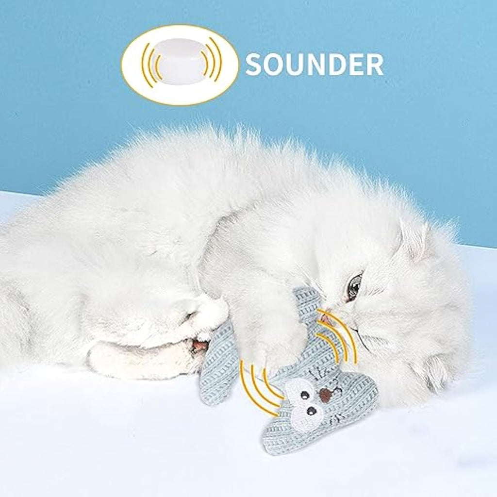Catnip Cat Toy – Plush Rope Chew with Bell