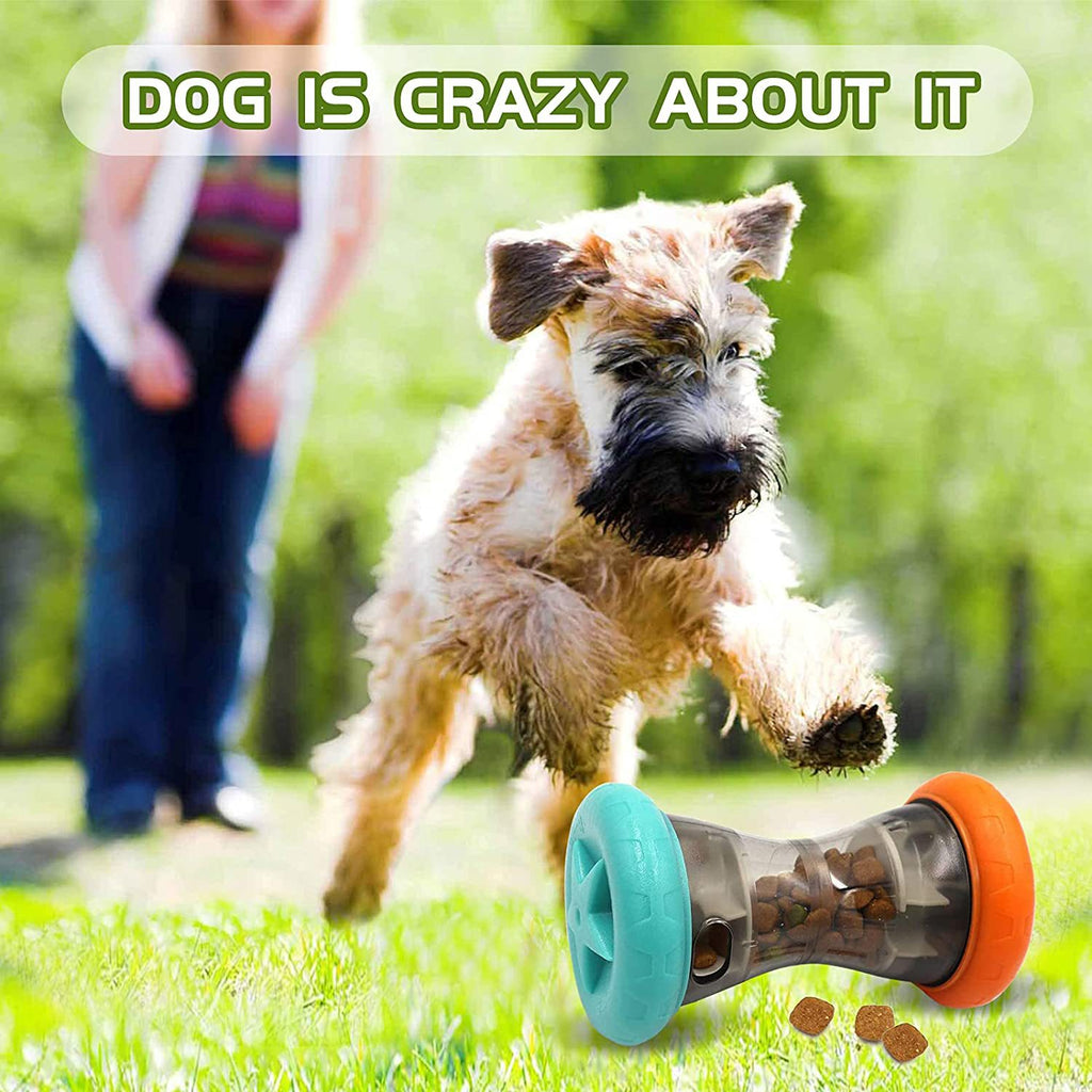 Interactive Pet Puzzle Feeder – Treat Dispensing Rolling Toy