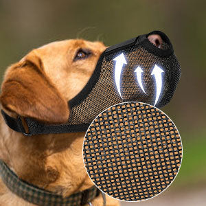 Breathable Mesh Dog Muzzle – Anti-Bite & Anti-Bark
