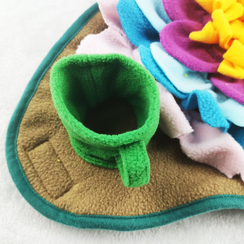 Dog Foraging Mat – Sunflower Puzzle Treat Game