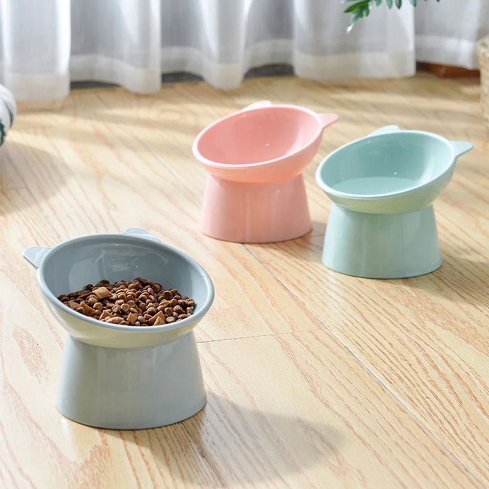 Elevated Tilted Pet Bowl – Anti Vomiting Feeding Dish