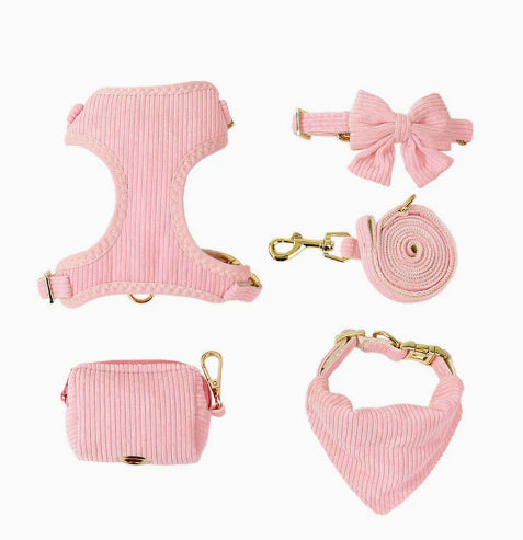 Pet Bow Harness – Collar Traction Vest