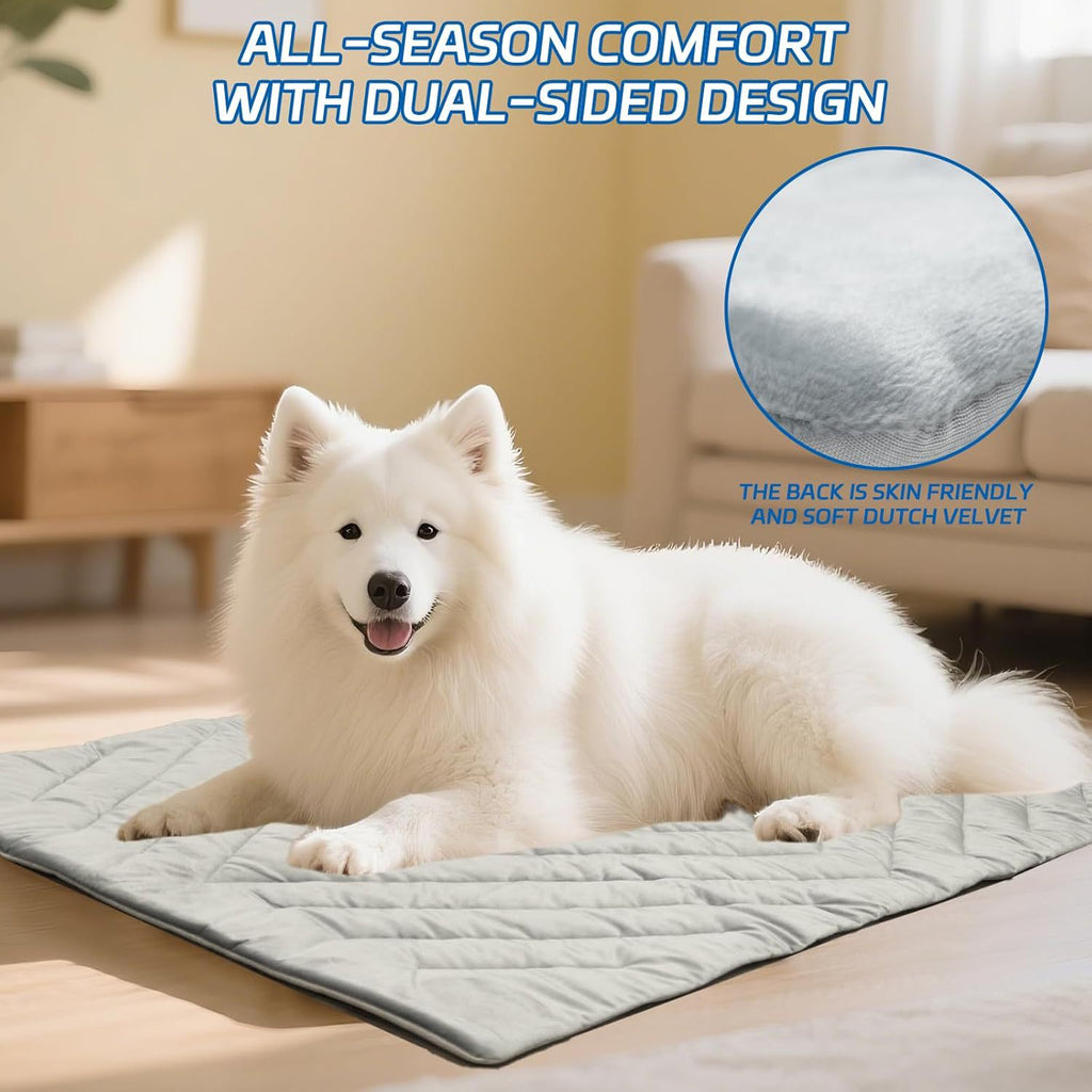 Pet Cooling Mat – Portable Machine Washable Blanket