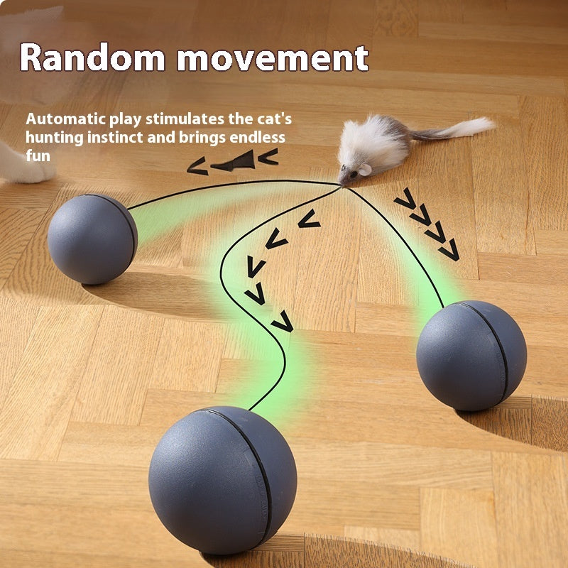 Electric Teaser Ball – Automatic Rolling Cat Toy