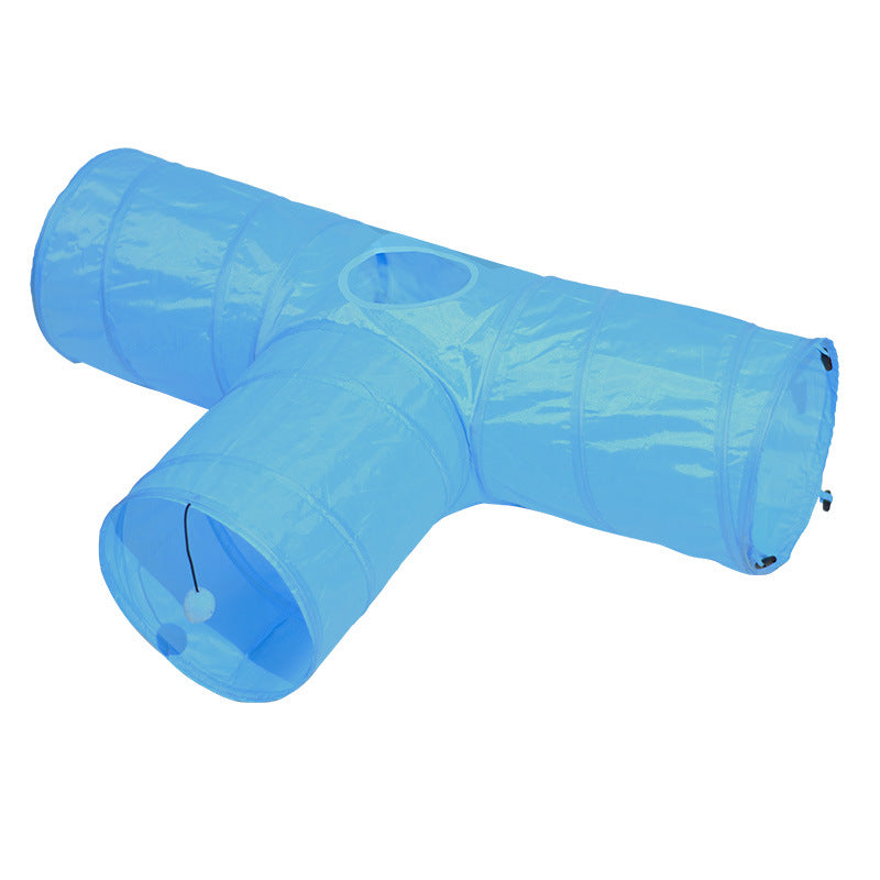Foldable Cat Tunnel – Climbing Path Play Toy