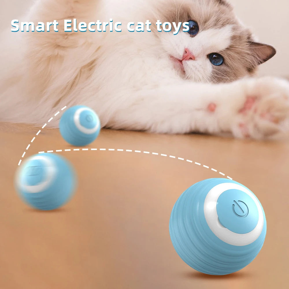 Smart Cat Interactive Ball – Automatic Rolling Toy
