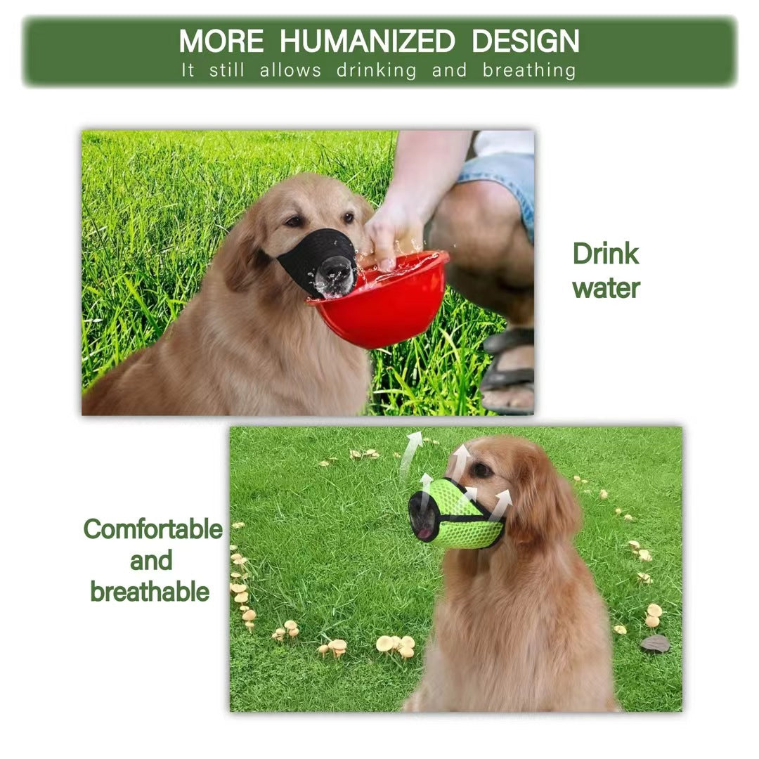 Mesh Dog Muzzle – Anti-Barking & Chewing