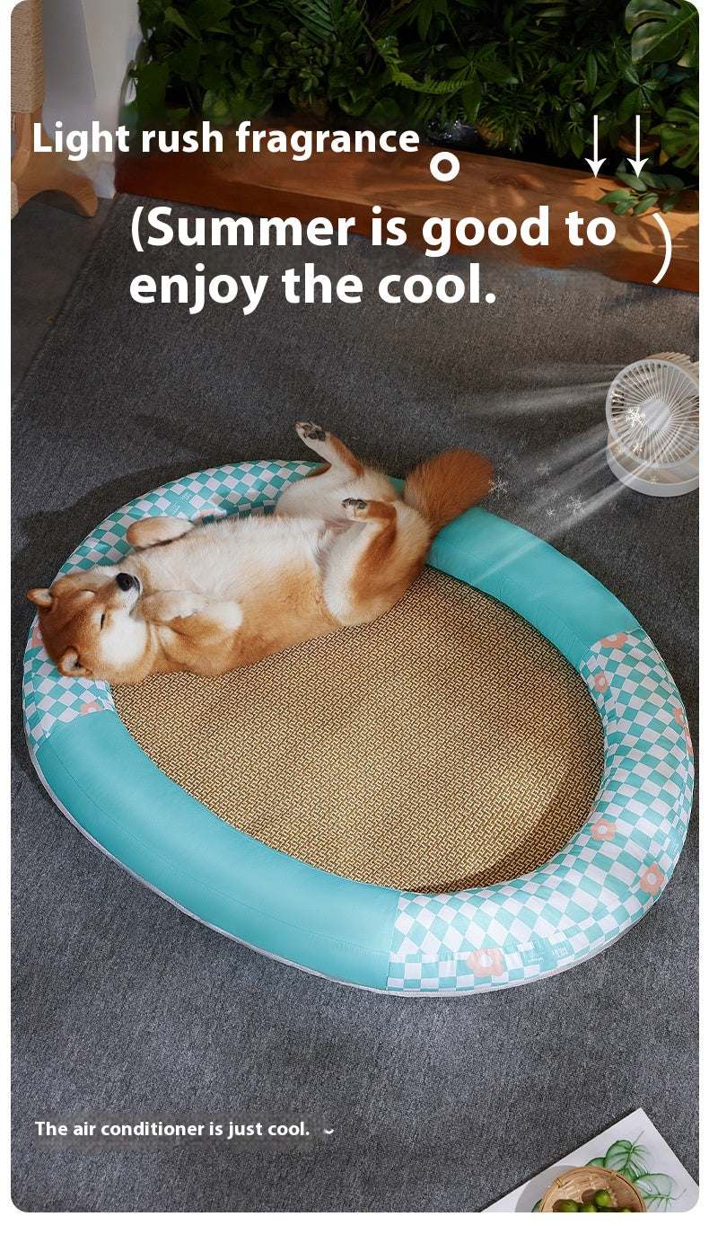 Pet Cooling Mat – Oval Runway Nest Pad