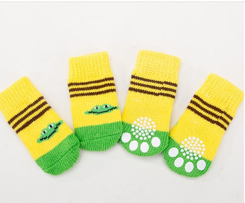 Non-Slip Bottom Pet Socks – Secure Paw Grip