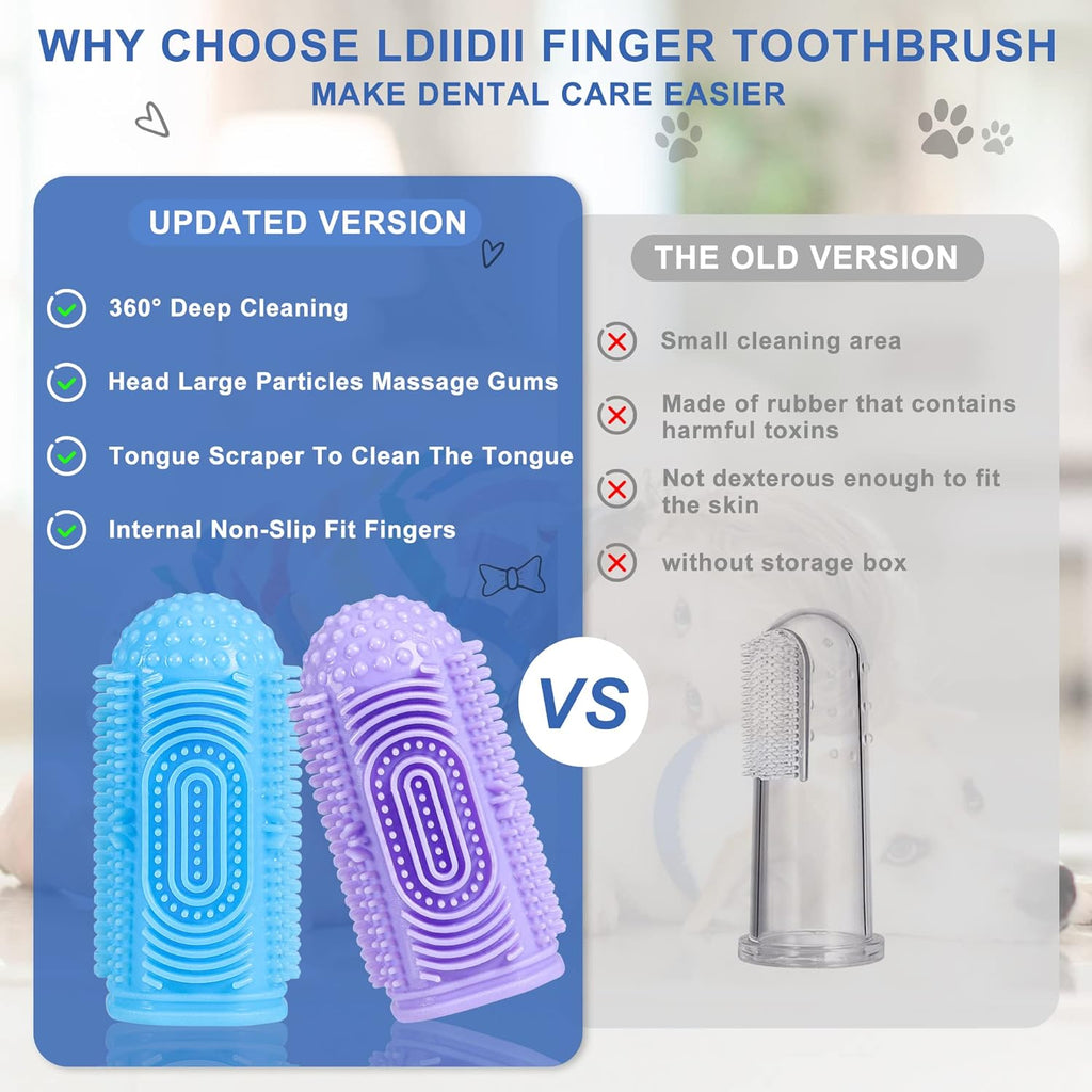 Dog Finger Toothbrush – Gentle Dental Cleaning