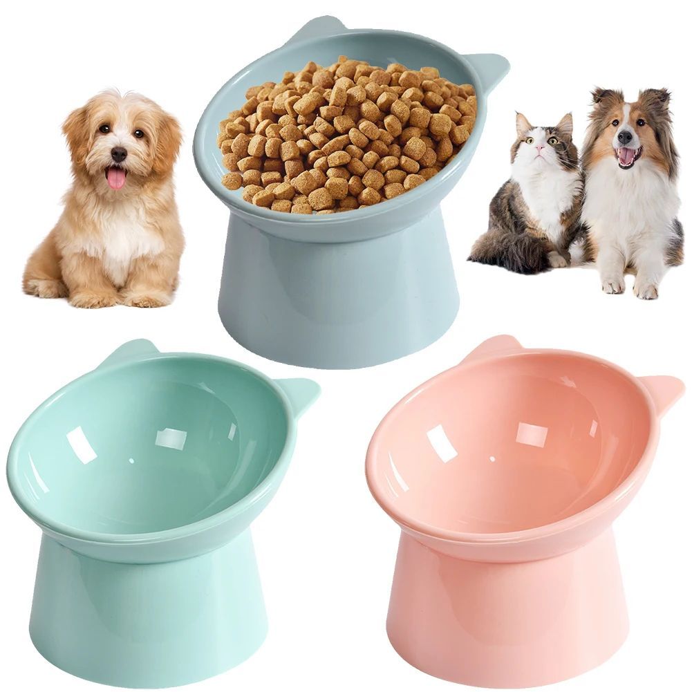 Elevated Tilted Pet Bowl – Anti Vomiting Feeding Dish