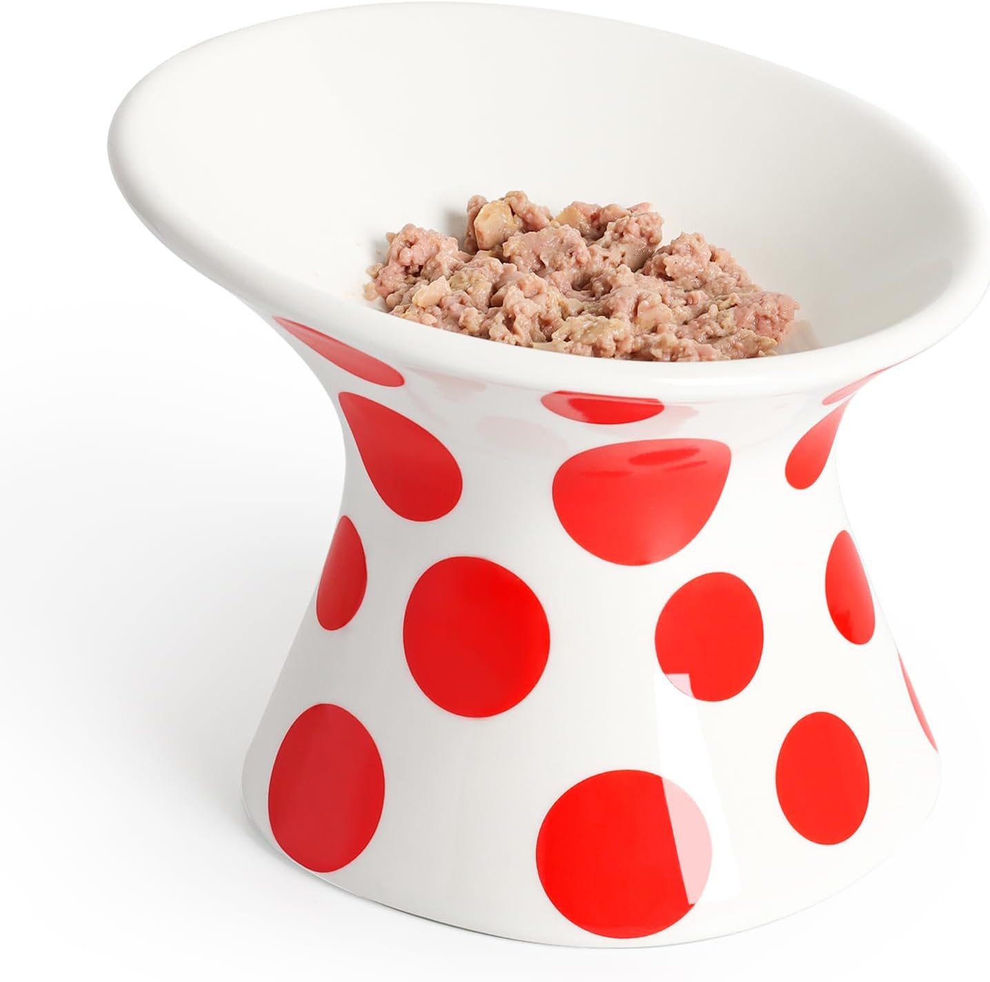 Extra Wide Raised Cat Bowl – Whisker Stress Free