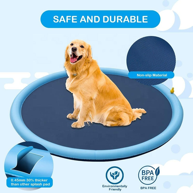SplashPaws Dog Sprinkler Pad – Outdoor Fun & Cooling