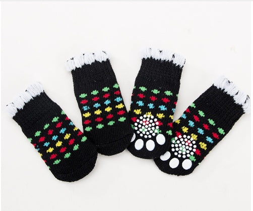 Non-Slip Bottom Pet Socks – Secure Paw Grip
