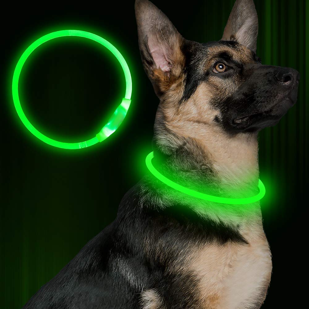 USB Rechargeable Luminous Dog Collar Light