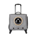 Universal-Wheel Pet Carrier – Portable Travel Bag