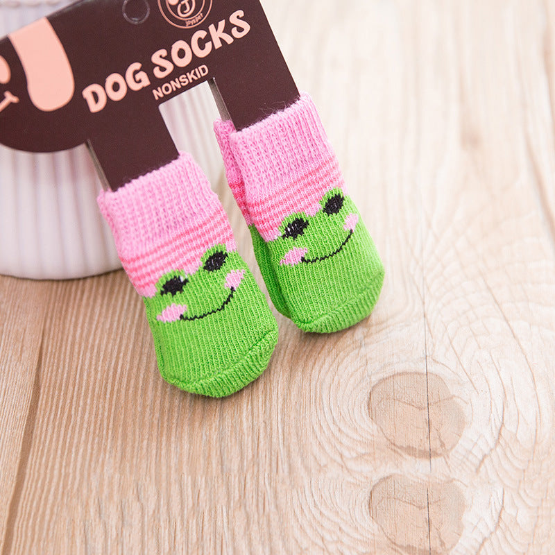 Non-Slip Bottom Pet Socks – Secure Paw Grip