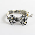 British Short Blue Cat Collar – Safety Buckle & Bell