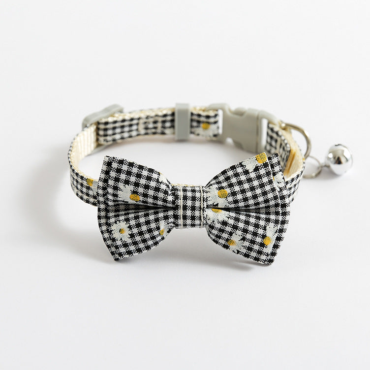 British Short Blue Cat Collar – Safety Buckle & Bell