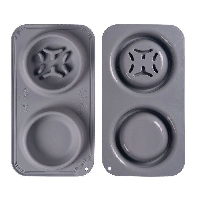 Foldable Pet Bowl – Non-Slip Travel Feeding Bowl