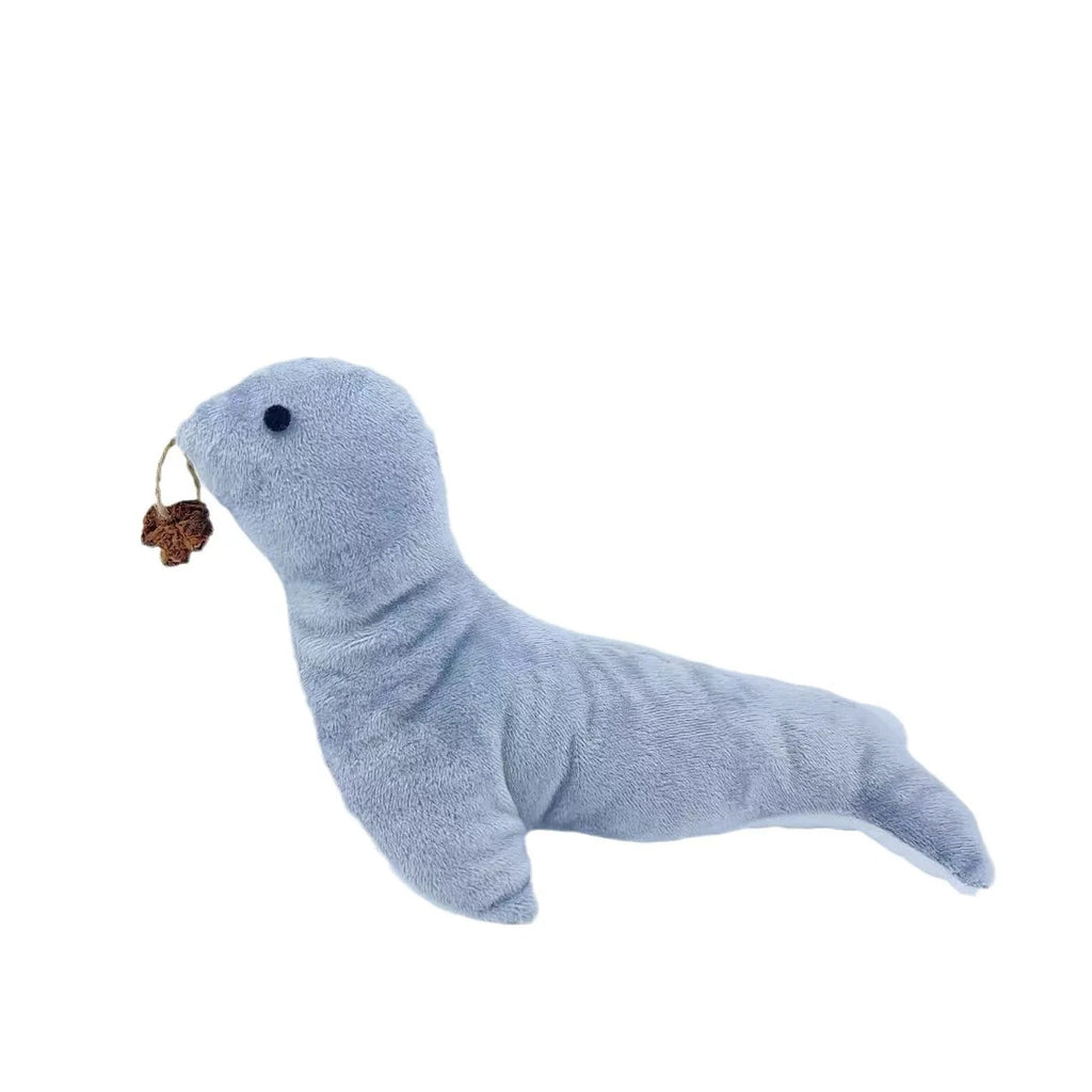 Cat Sea Lion Plush Toy – Catnip Bell Fun