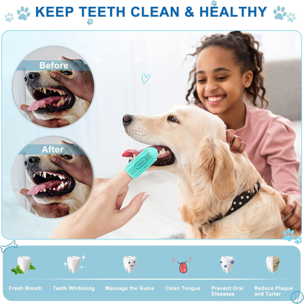 Dog Finger Toothbrush – Gentle Dental Cleaning